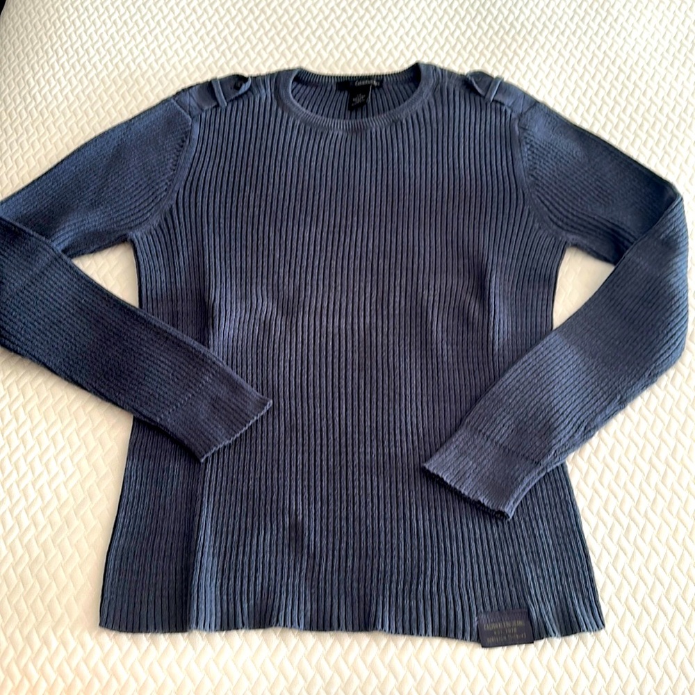 Calvin Klein Jeans Co. Ribbed Fitted Sweater